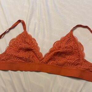 NWOT Old Navy Lace Bralette in Warm Orange